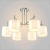 Потолочная люстра Crystal Lux Sergio PL6 Nickel  фото, kupilegko.ru
