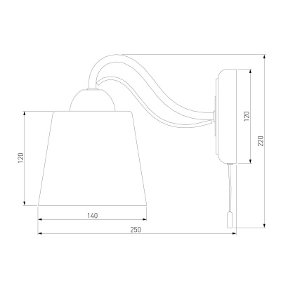 Бра, светильник настенный накладной Eurosvet 70062/1 белый  фото, kupilegko.ru