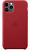 Чехол-крышка Apple для iPhone 11 Pro, кожа, красный  фото, kupilegko.ru