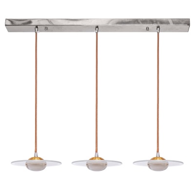 Подвесная светодиодная люстра Gerhort G61033/3CR+RD WT  фото, kupilegko.ru