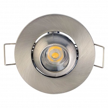 Встраиваемый светодиодный светильник Horoz Fiona 1W 2700К хром 016-028-0001 HRZ00000231  фото, kupilegko.ru