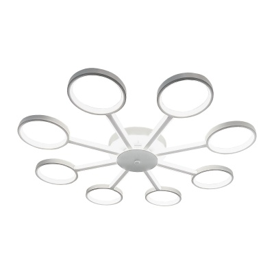 Потолочная светодиодная люстра Gerhort G61341/8WT  фото, kupilegko.ru