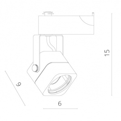 Трековые светильники Arte Lamp Lente A1314PL-1BK  фото, kupilegko.ru