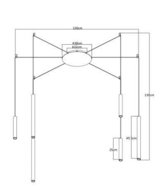 Подвесная светодиодная люстра Lucide 74403/06/97  фото, kupilegko.ru