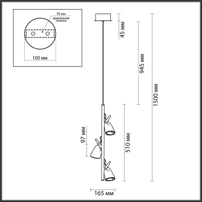 Подвесная светодиодная люстра Odeon Light 5002/13L  фото, kupilegko.ru
