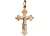 Золотой крестик, золото, 01R760523  фото, kupilegko.ru