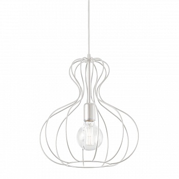 Подвесной светильник Ideal Lux Ampolla-1 SP1 Bianco 194295  фото, kupilegko.ru