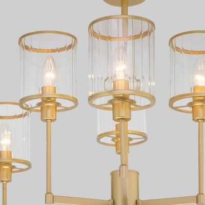 Потолочная люстра Eurosvet 60144/6 золото  фото, kupilegko.ru