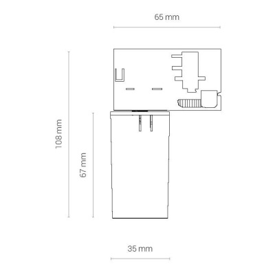 Адаптер для трековой системы Nowodvorski Cameleon 8281  фото, kupilegko.ru
