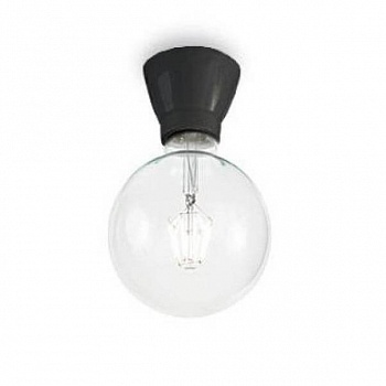 Потолочный светильник Ideal Lux Winery PL1 Nero 155142  фото, kupilegko.ru