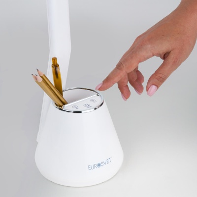 Настольная лампа Eurosvet Office 80421/1 белый  фото, kupilegko.ru