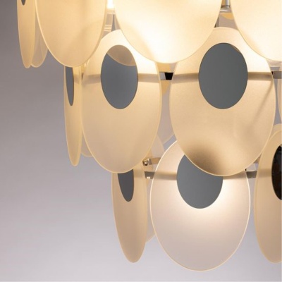 Подвесная люстра стеклянная Arte Lamp A4067LM-11CC  фото, kupilegko.ru