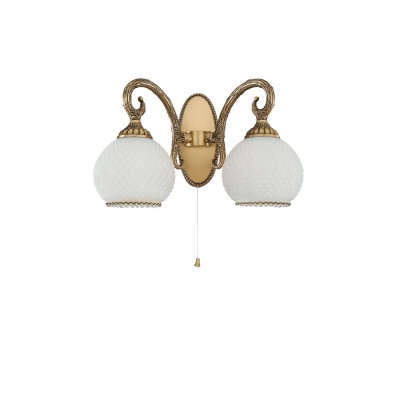 Бра, светильник настенный накладной Reccagni Angelo A 8400/2  фото, kupilegko.ru