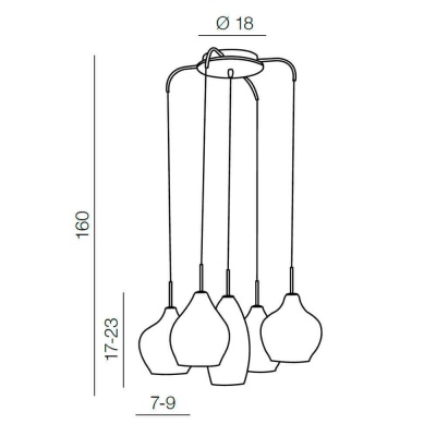 Подвесной светильник Azzardo Amber milano AZ0722  фото, kupilegko.ru