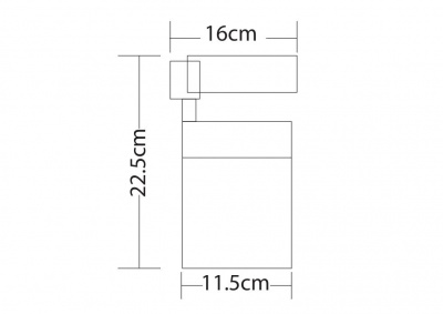 Трековые светильники Arte Lamp Attento A5750PL-1BK  фото, kupilegko.ru