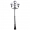 Столб фонарный уличный Arte Lamp MONACO A1497PA-4BK  фото, kupilegko.ru