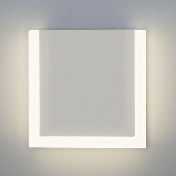 Настенный светодиодный светильник Eurosvet 40146/1 LED белый  фото, kupilegko.ru