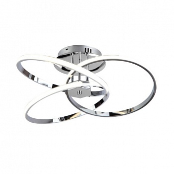 Потолочный светодиодный светильник Eurosvet Energy 90044/3 хром  фото, kupilegko.ru