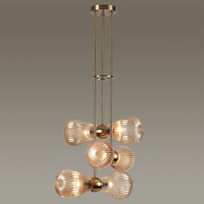 Подвесная люстра Odeon Light Exclusive Elica 5402/6  фото, kupilegko.ru