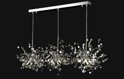 Подвесная люстра Crystal Lux GARDEN SP3х3 L1200 CHROME  фото, kupilegko.ru