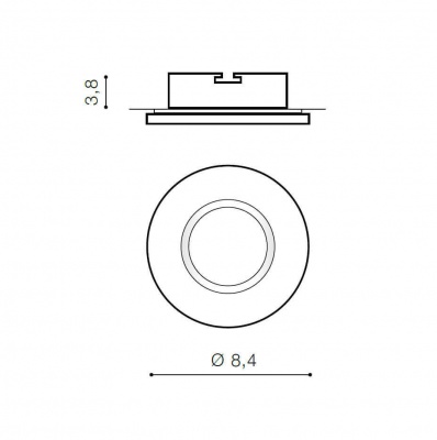 Встраиваемый светильник Azzardo Ika R IP65 AZ3017 (встраиваемые)  фото, kupilegko.ru
