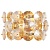 Настенный светильник Crystal Lux Crystal AP2 Gold  фото, kupilegko.ru