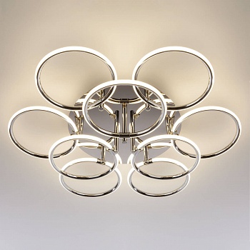 Потолочный светильник Eurosvet 90069/9 хром  фото, kupilegko.ru