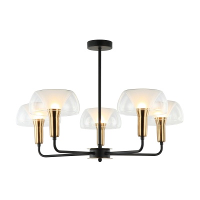 Потолочная люстра Gerhort G31123/5BK+AB CL  фото, kupilegko.ru