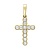 Золотой крестик, золото, бриллиант, 01R630748Z  фото, kupilegko.ru