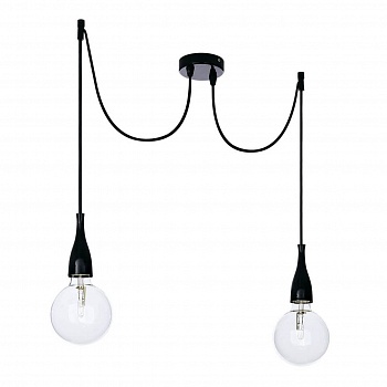 Подвесной светильник Ideal Lux Minimal SP2 Nero Opaco 112671  фото, kupilegko.ru