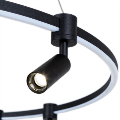 Подвесная светодиодная люстра Arte Lamp A2186SP-1BK  фото, kupilegko.ru